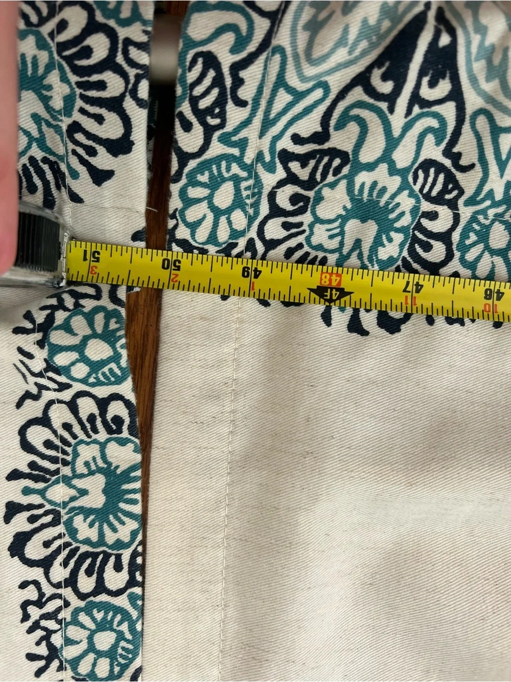 Threshold Blue and White Medallion Curtain Panels